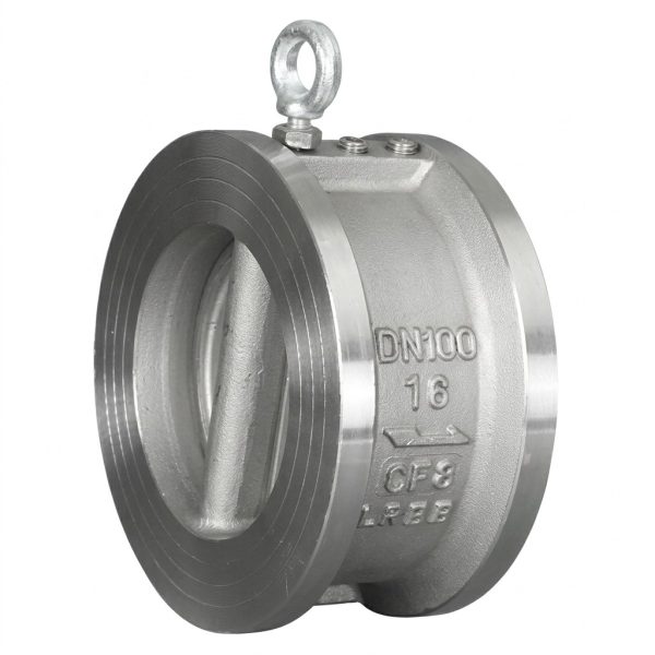 H76H/W wafer double disc swing check valve