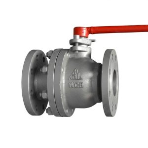 Q41F flanged ball valve, ductile iron body with lever handle, PN16, DN50