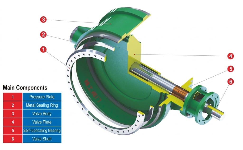 laminated metal seat disc