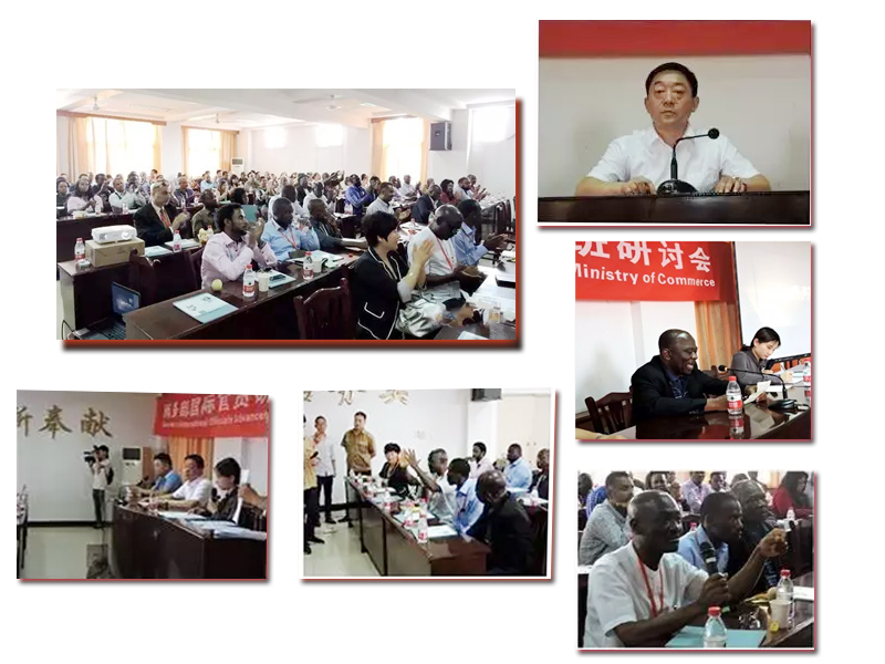 General Manager Li Changjiang delivering a speech at the global cooperation seminar