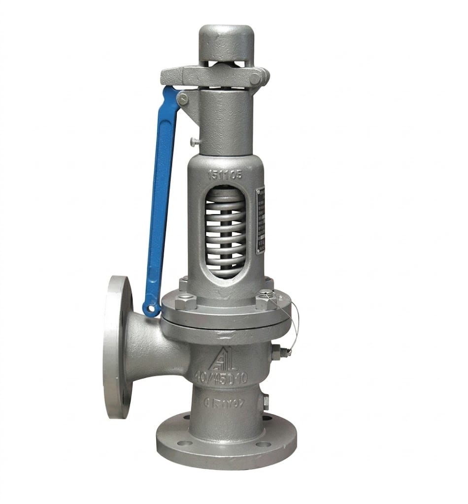 A48Y flanged spring full-lift safety valve Stellite seat, structure diagram
