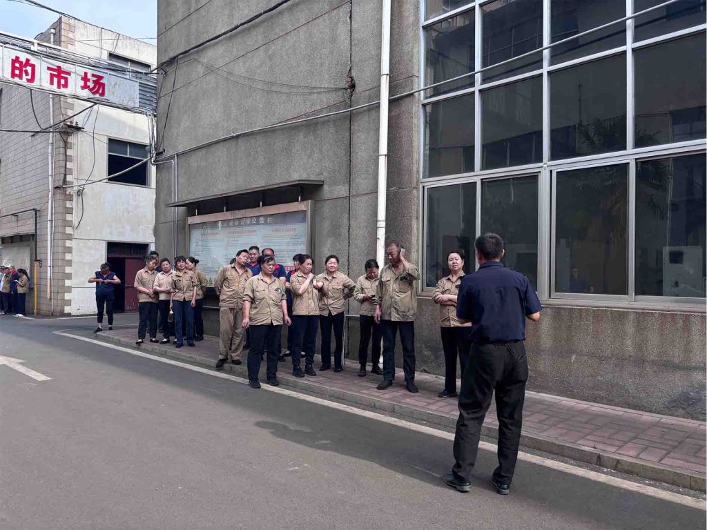 Gaoshan Valve fire safety drill