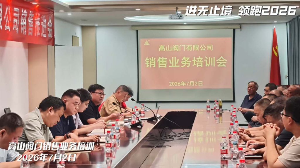 Gaoshan Valve 2026 sales training conference session