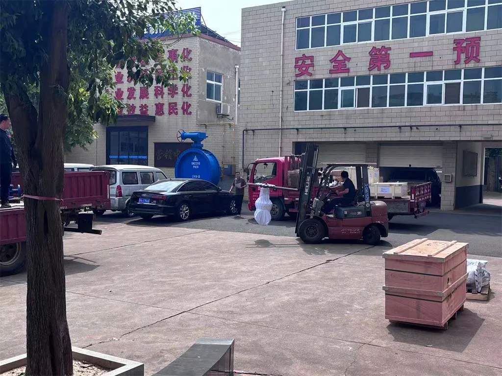 Gate valve installed on municipal fire protection pipe network